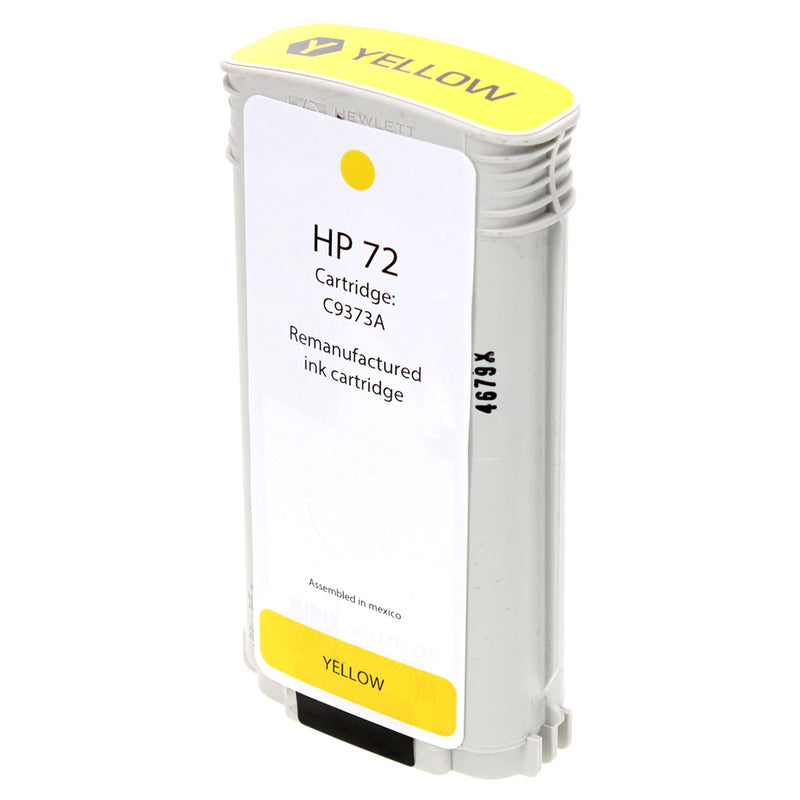 Remanufactured HP 72 (C9373A) Wide Format, Yellow, 130ml