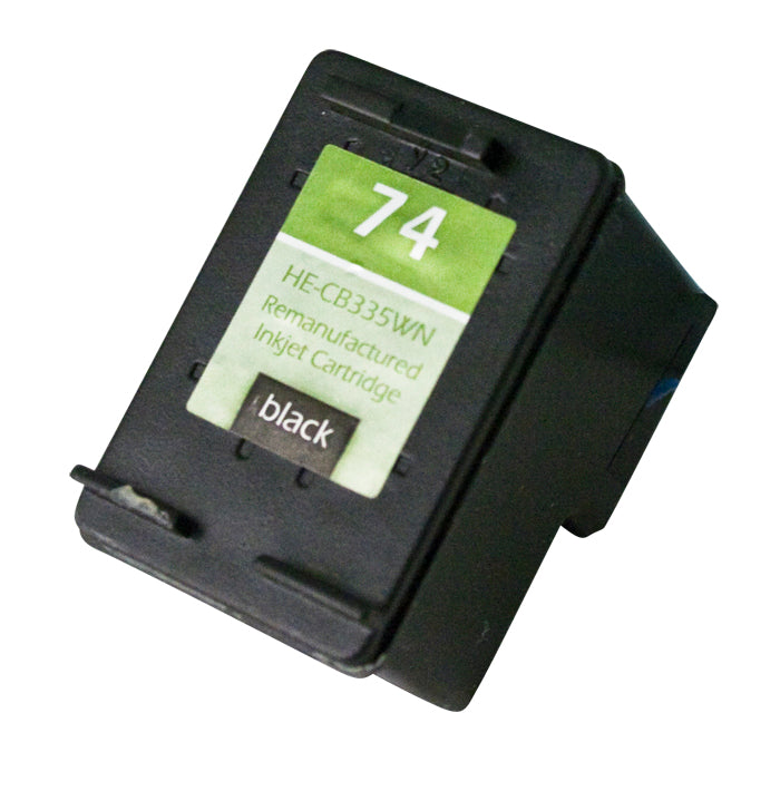 Remanufactured HP 74 (CB335WN) InkJet Cartridge, Black, 200 Yield