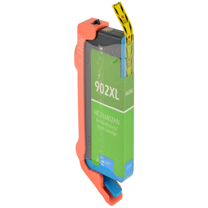 Remanufactured HP 902XL (T6M02AN) InkJet Cartridge, Cyan, 825 High Yield