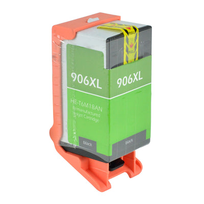 Remanufactured HP 906XL (T6M18AN) InkJet Cartridge, Black, 1.5K High Yield