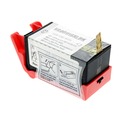 Remanufactured HP 916XL (3YL66AN) Inkjet Cartridge, Black, 1500 Extra High Yield, New Chip, Firmware Safe