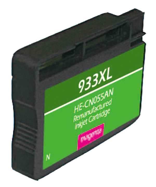 Remanufactured HP 933XL (CN055AN) InkJet Cartridge, Magenta, 825 High Yield, Read Ink Level