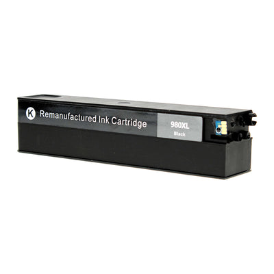 Remanufactured HP 980 (D8J10A) InkJet Cartridge, Black, 10K Yield