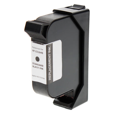 Remanufactured HP CG339A (51645A) Mail Station Ink, Pigment Black, 40ml