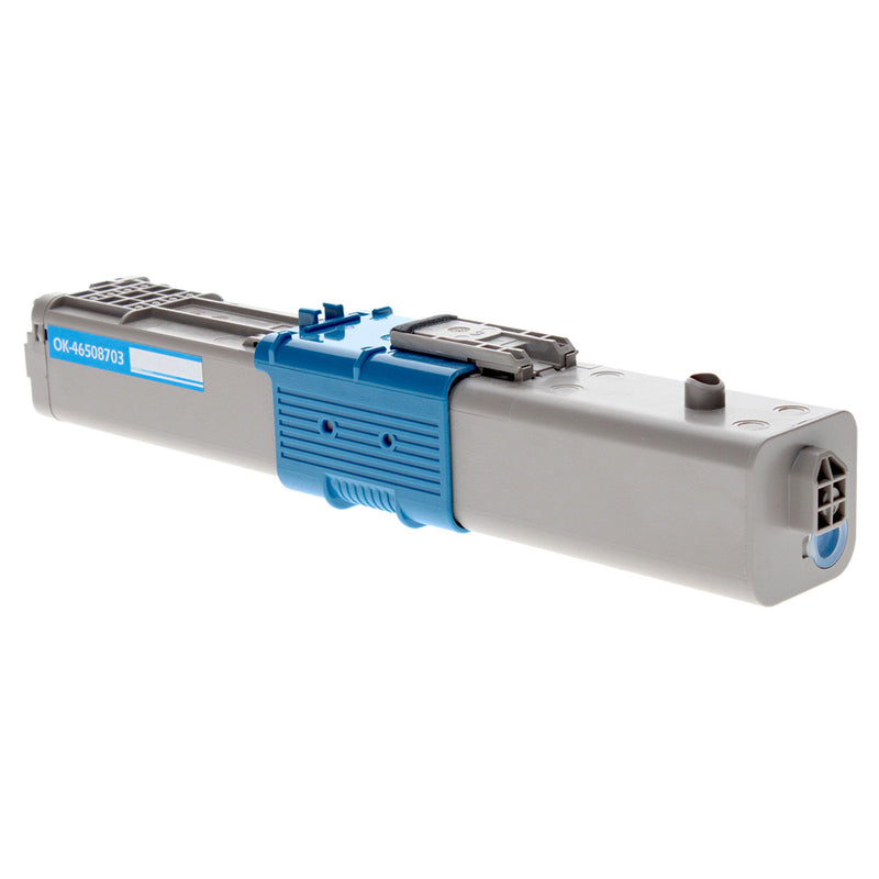 Compatible Okidata C332 C363DN (46508703) Toner Cartridge, Cyan, 3K High Yield