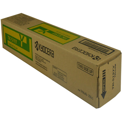 OEM Kyocera Mita TK-5197Y (1T02R4AUS0) Toner Cartridge, Yellow, 7K Yield