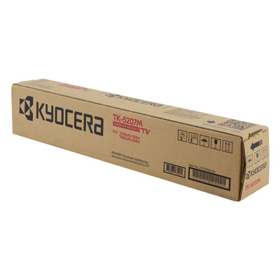 OEM Kyocera Mita TK-5207M (1T02R5BUS0) Toner Cartridge, Magenta, 12K Yield