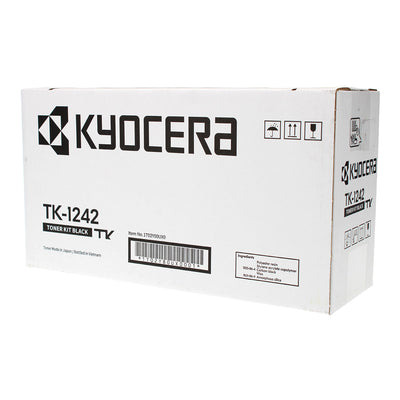 OEM Kyocera Mita TK-1242 (1T02Y80UX0) Toner Cartridge, Black, 1.5K Yield