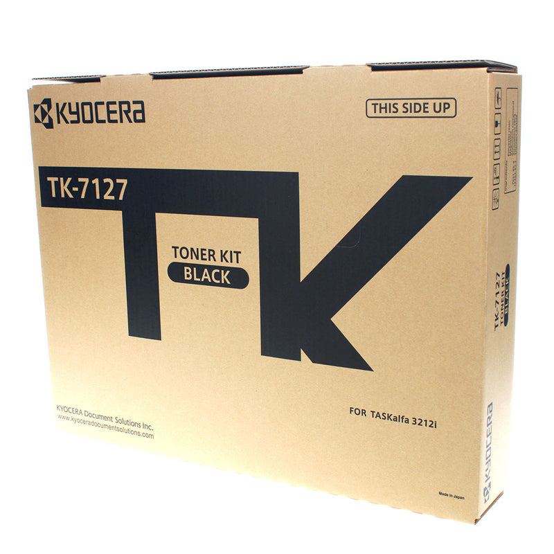 OEM Kyocera Mita TK-7127 (1T02V70USJ) Toner Cartridge, Black, 20K Yield