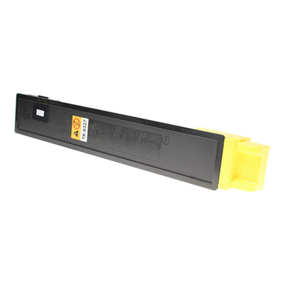 Compatible Kyocera Mita TK-8327Y (1T02NPAUS0) Toner Cartridge, Yellow, 12K Yield, TAA Compliant, Made in USA