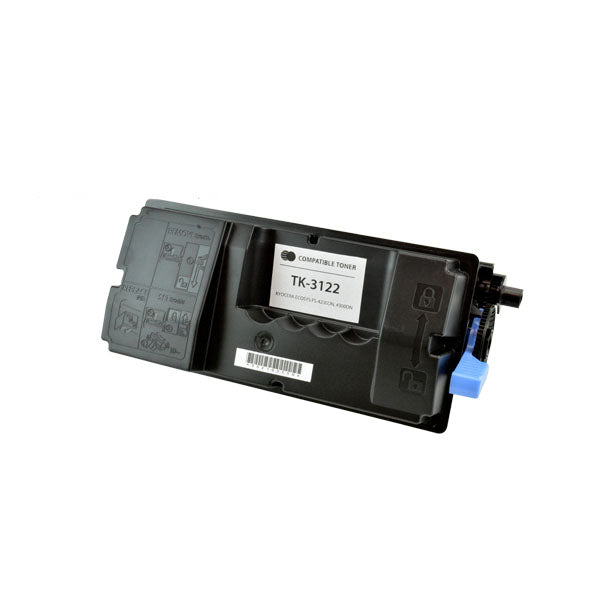 Compatible Kyocera Mita TK-3122 (1T02L10US0) Toner Cartridge, Black, 21K Yield