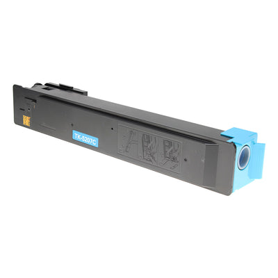 Compatible Kyocera Mita TK-5207C (1T02R5CUS0) Toner Cartridge, Cyan, 12K Yield, TAA Compliant, Made in USA