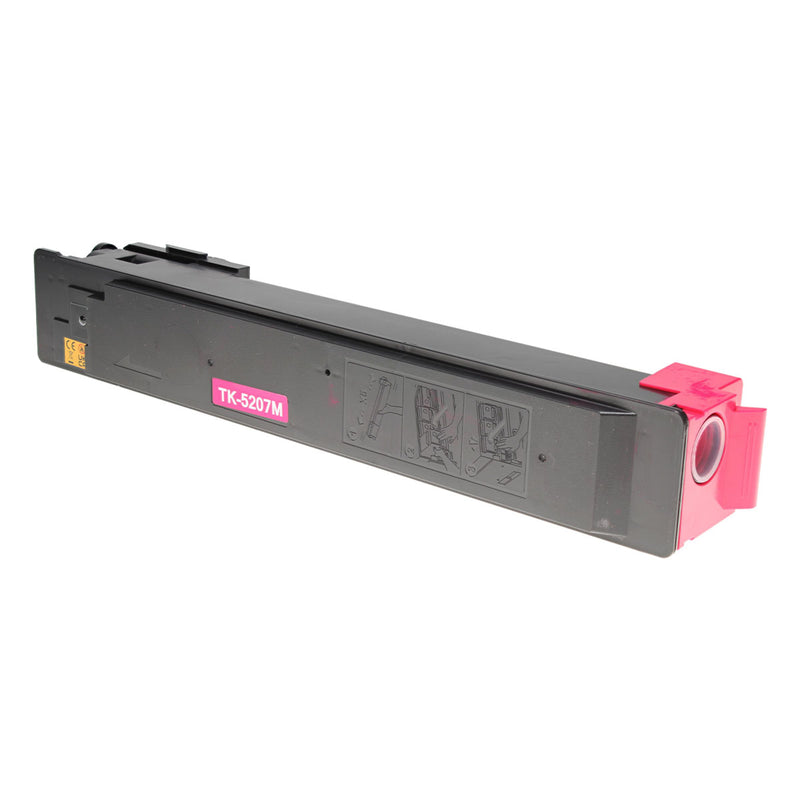 Compatible Kyocera Mita TK-5207M (1T02R5BUS0) Toner Cartridge, Magenta, 12K Yield, TAA Compliant, Made in USA