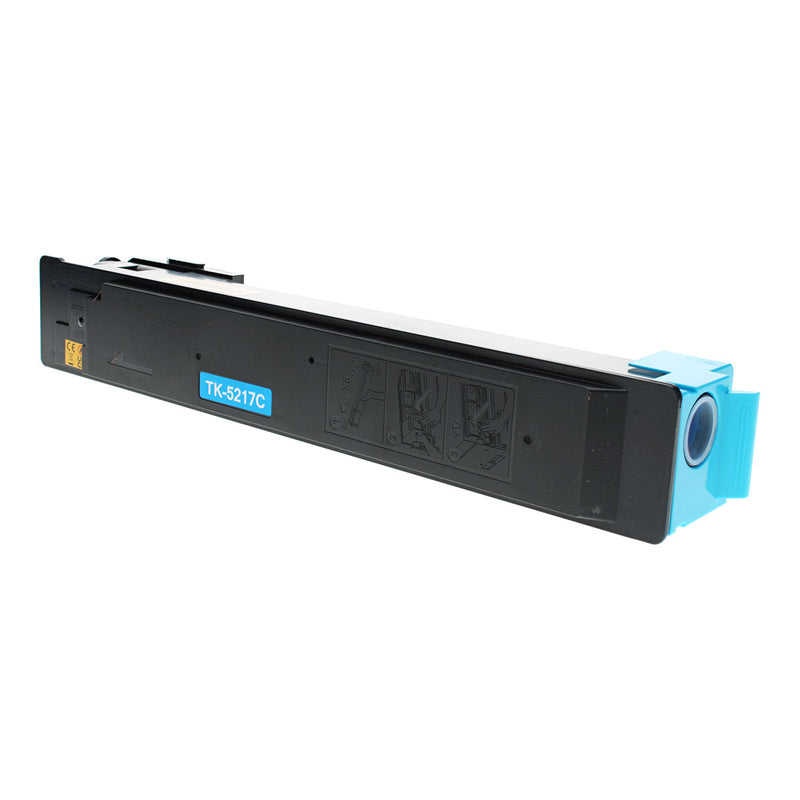 Compatible Kyocera Mita TK-5217C (1T02R6CUS0) Toner Cartridge, Cyan, 15K Yield, TAA Compliant, Made in USA