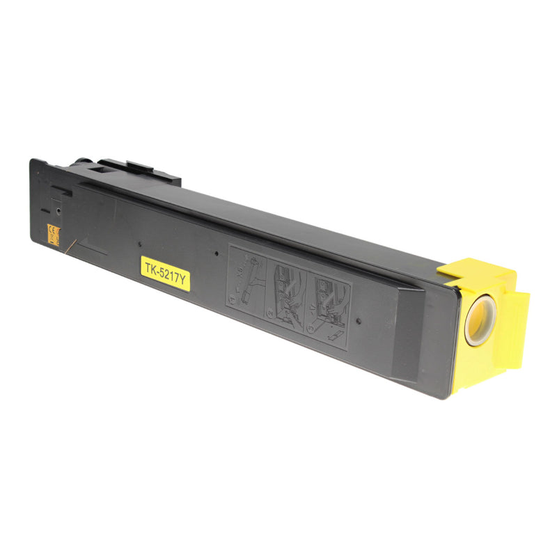 Compatible Kyocera Mita TK-5217Y (1T02R6AUS0) Toner Cartridge, Yellow, 15K Yield, TAA Compliant, Made in USA