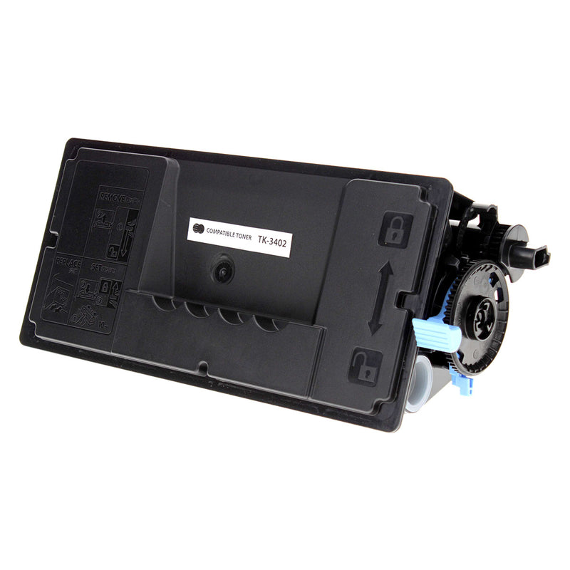 Toner Cartridge Kyocera Mita TK-3402 (1T0C0Y0US0) Compatible, Black, 12.5K Yield, (With Chip)