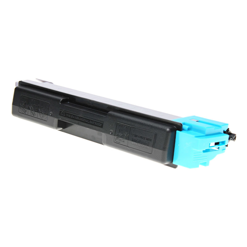 Compatible Kyocera Mita TK-582C (1T02KTCUS0) Toner Cartridge, Cyan, 2.8K Yield, TAA Compliant, Made in USA