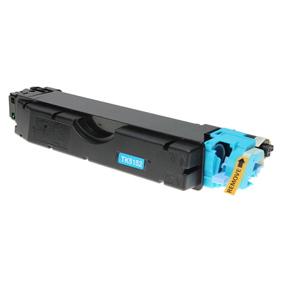 Compatible Kyocera Mita TK-5152C (1T02NSCUS0) Toner Cartridge, Cyan, 10K Yield, TAA Compliant, Made in USA