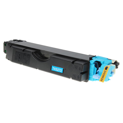 Compatible Kyocera Mita TK-5272C (1T02TVCUS0) Toner Cartridge, Cyan, 6K Yield, TAA Compliant, Made in USA