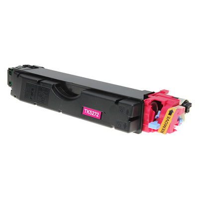 Compatible Kyocera Mita TK-5272M (1T02TVBUS0) Toner Cartridge, Magenta, 6K Yield, TAA Compliant, Made in USA
