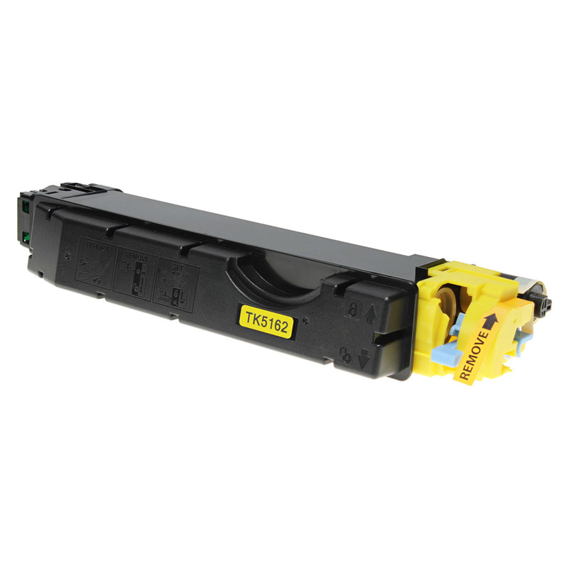 Compatible Kyocera Mita TK-5162Y (1T02NTAUS0) Toner Cartridge, Yellow, 12K Yield, TAA Compliant, Made in USA