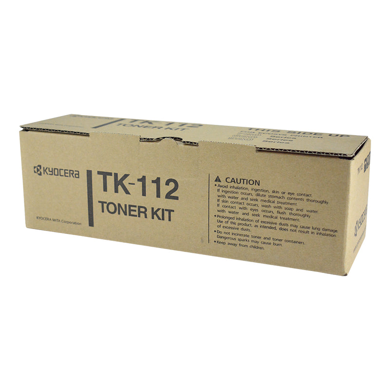OEM Kyocera Mita TK-112 (1T02FV0US0) Toner Cartridge, Black, 6K Yield