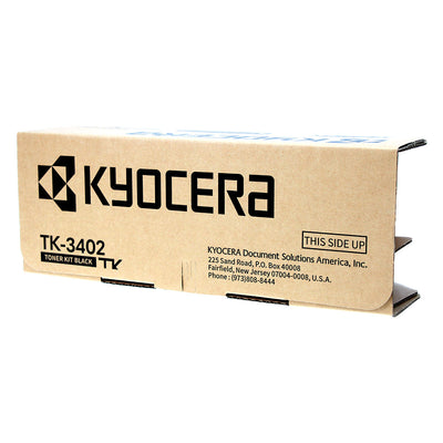 OEM Kyocera Mita TK-3402 (1T0C0Y0US0) Toner Cartridge, Black, 12.5K Yield