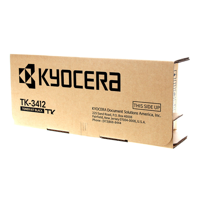 OEM Kyocera Mita TK-3412 (1T0C0X0US0) Toner Cartridge, Black, 15.5K Yield