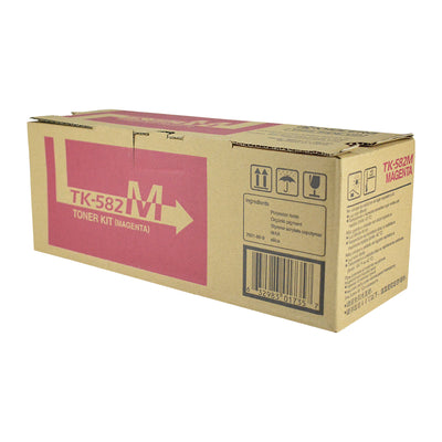 OEM Kyocera Mita TK-582M (1T02KTBUS0) Toner Cartridge, Magenta, 2.8K Yield