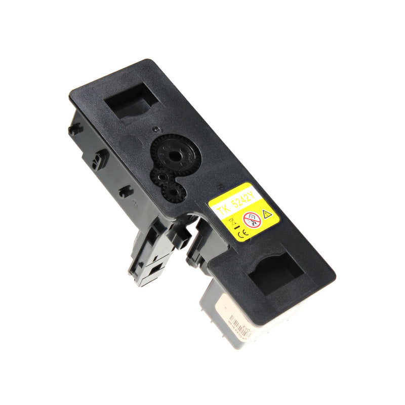 Compatible Kyocera Mita TK-5242Y (1T02R7AUS0) Toner Cartridge, Yellow, 3K Yield, TAA Compliant, Made in USA