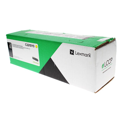 OEM Lexmark  (C3210Y0) Toner Cartridge, Yellow, 1.5K Yield, Return Program