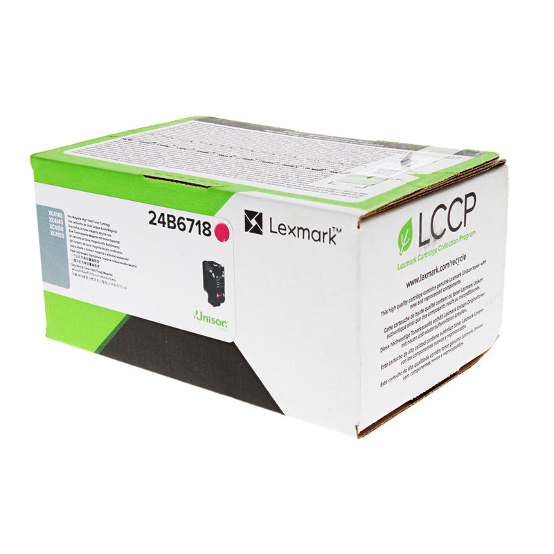 OEM Lexmark  (24B6718) Toner Cartridge, Magenta, 13K Yield