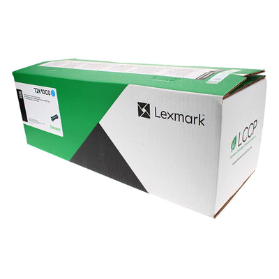 OEM Lexmark  (72K10C0) Toner Cartridge, Cyan, 8K Yield, Return Program