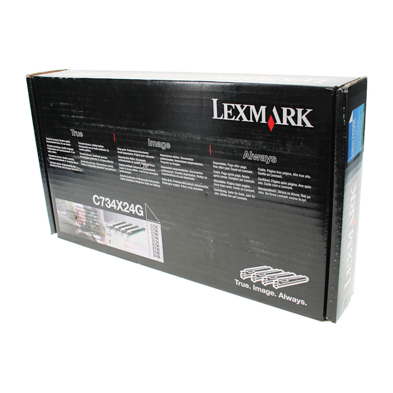OEM Lexmark  (C734X24G) Drum Unit, Black, 20K Yield, 4/Case