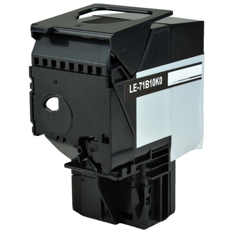Remanufactured Lexmark 71B10K0 (71B0010) Toner Cartridge, Black, 3K Yield