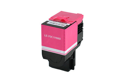 Compatible Lexmark 701HM (70C1HM0) Toner Cartridge, Magenta, 3K High Yield