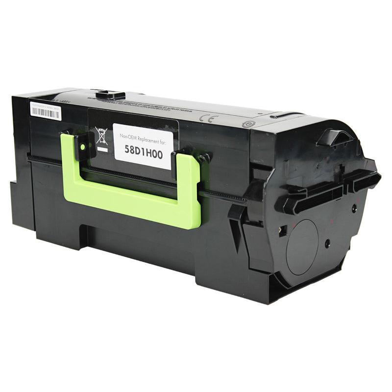 Remanufactured Lexmark 581H (58D1H00) Toner Cartridge, Black, 15K High Yield