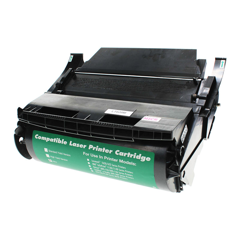 Compatible Lexmark T620 / T622 (12A6865) MICR Toner Cartridge, Black, 30K High Yield