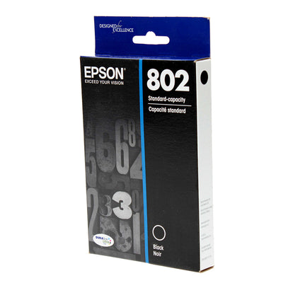 OEM Epson 802 (T802120) Inkjet, Black, 900 Yield