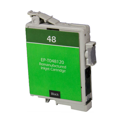 Remanufactured Epson 48 (T048120) InkJet Cartridge, Black, 430 Yield