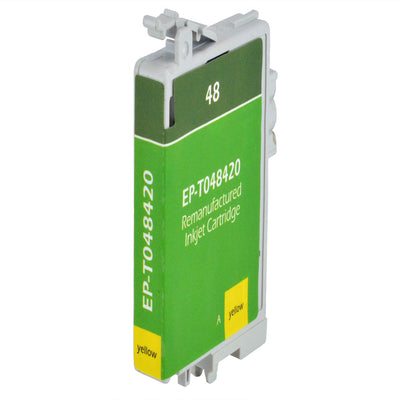 Remanufactured Epson 48 (T048420) InkJet Cartridge, Yellow, 430 Yield