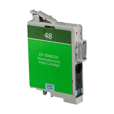 Remanufactured Epson 48 (T048520) InkJet Cartridge, Photo Cyan, 430 Yield