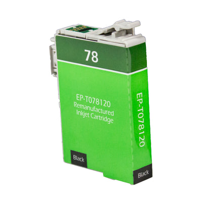 Remanufactured Epson 78 (T078120) InkJet Cartridge, Black, 9ML