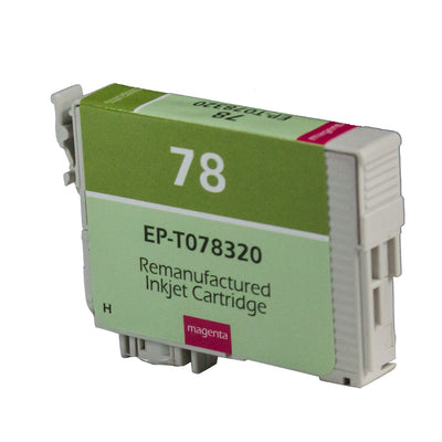 Remanufactured Epson 78 (T078320) InkJet Cartridge, Magenta, 9ML