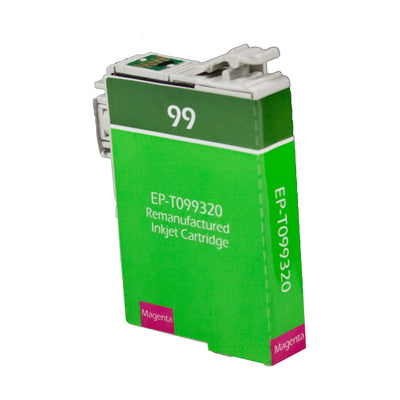 Remanufactured Epson 99 (T099320) InkJet Cartridge, Magenta, 450 Yield