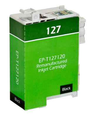 Remanufactured Epson 127 (T127120) InkJet Cartridge, Black, 945 Extra High Yield