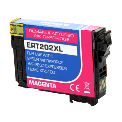 Remanufactured Epson 202XL (T202XL320) InkJet Cartridge, Magenta, 470 High Yield