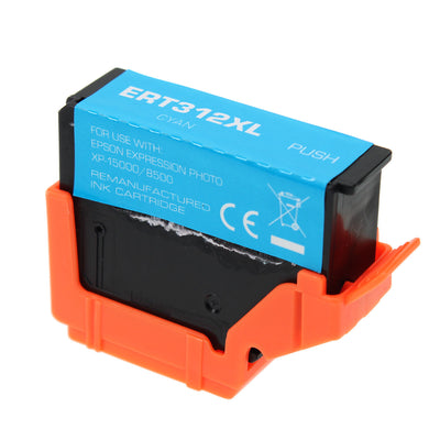 Remanufactured Epson 312XL (T312XL220) InkJet Cartridge, Photo Cyan, 500 High Yield