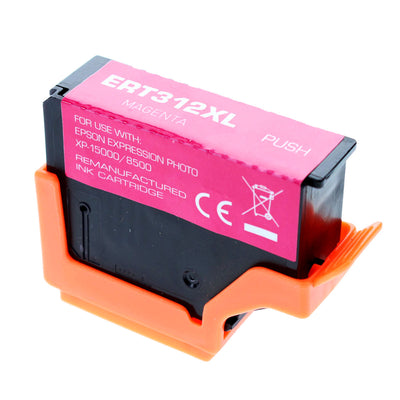 Remanufactured Epson 312XL (T312XL320) InkJet Cartridge, Photo Magenta, 500 High Yield