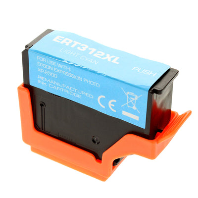 Remanufactured Epson 312XL (T312XL520) InkJet Cartridge, Photo Light Cyan, 500 High Yield